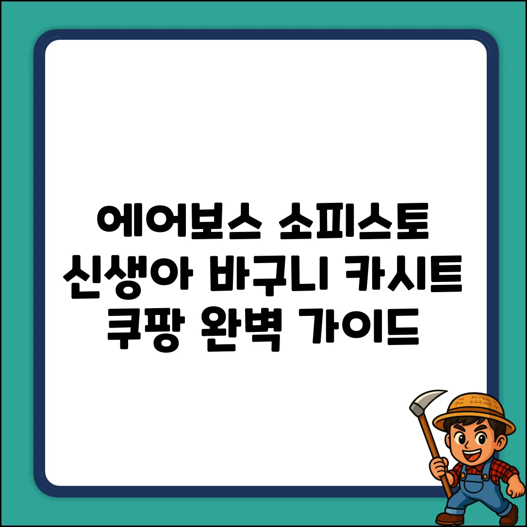 에어보스 소피스토그레이: 신생아 바구니 카시트 완벽 가이드