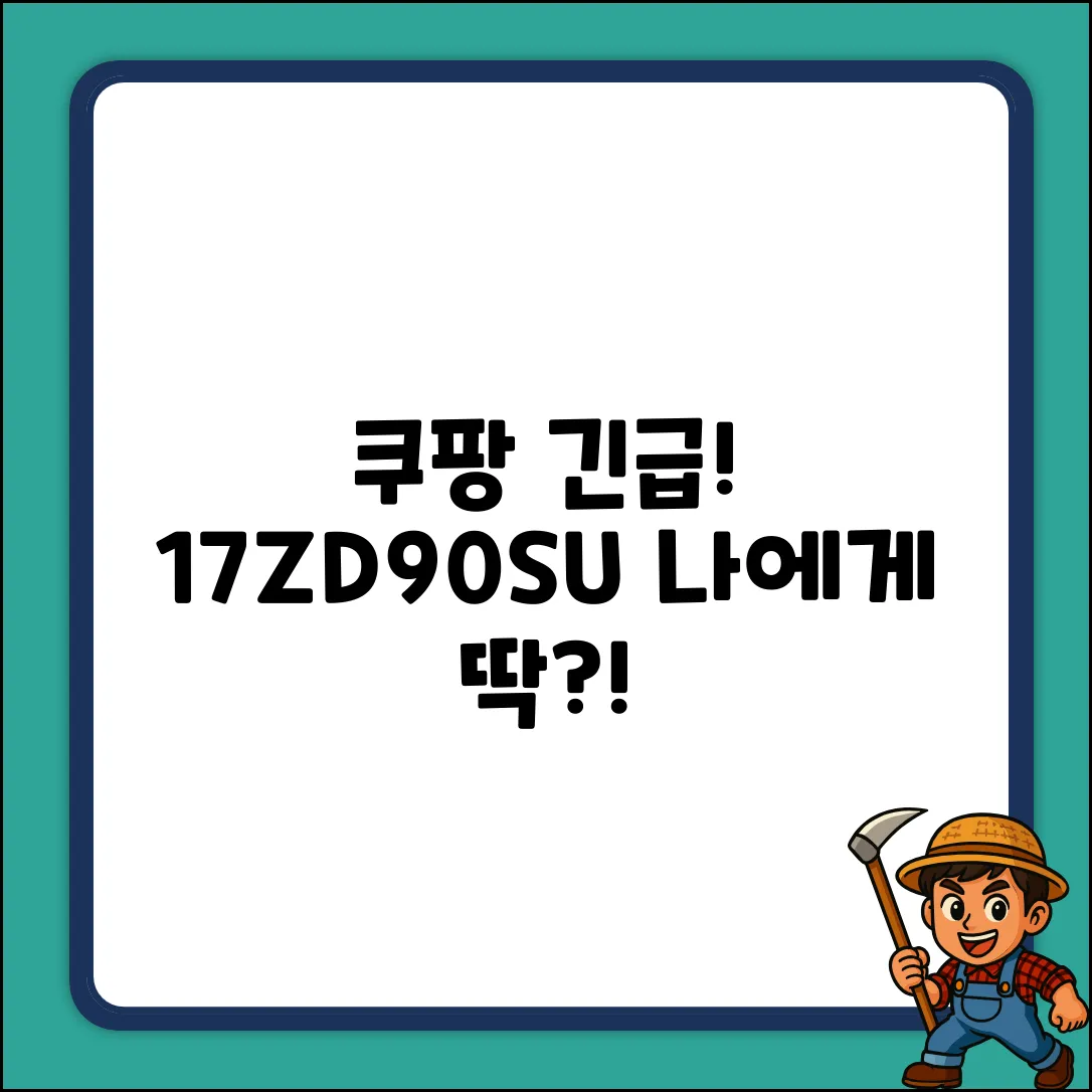 17ZD90SU-GXF6K, 나에게 딱 맞을까?