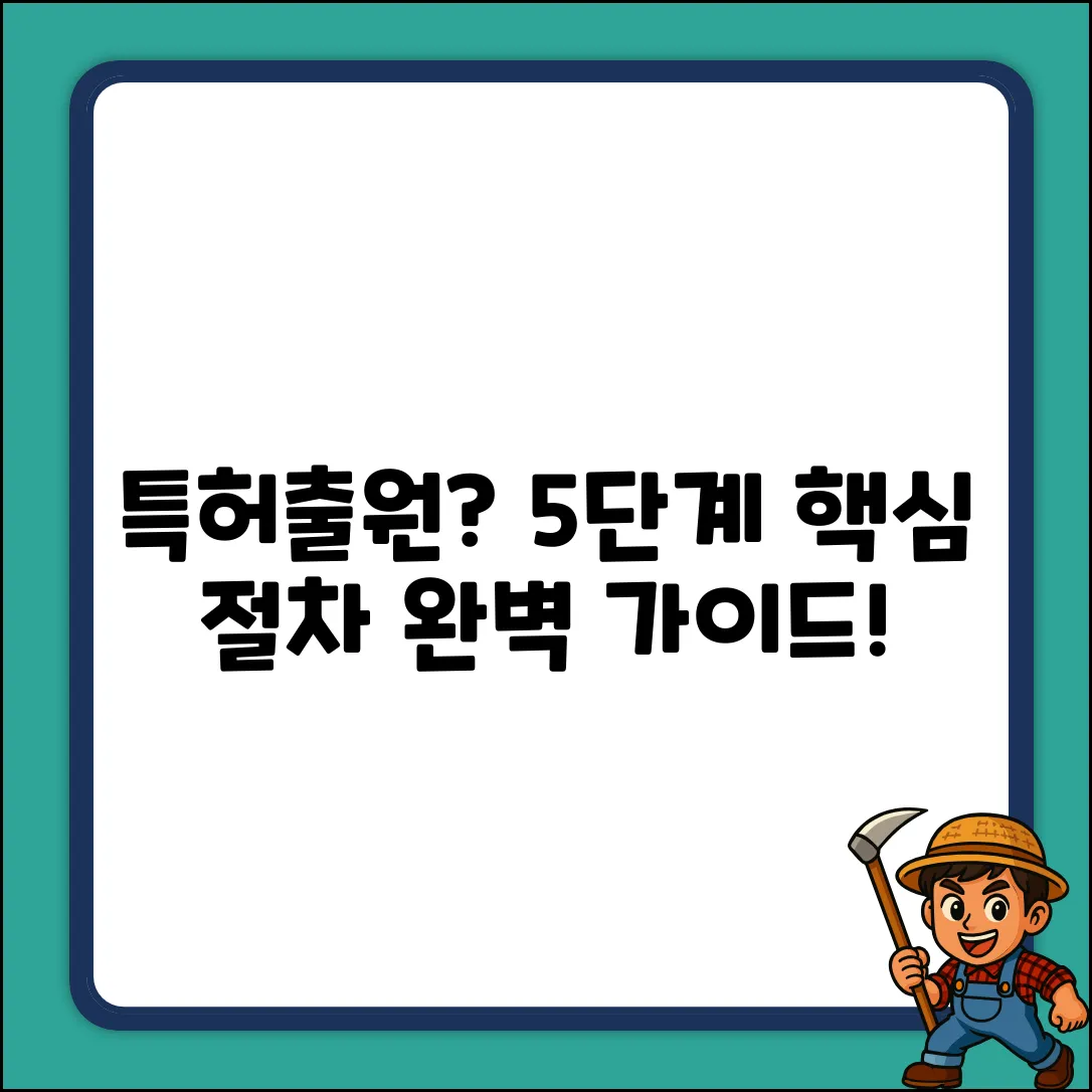 특허출원, 5단계 핵심 절차 완벽 가이드