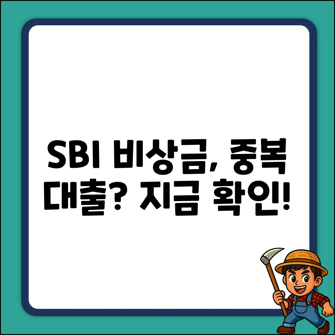 SBI저축은행 비상금 대출, 중복 가능?!