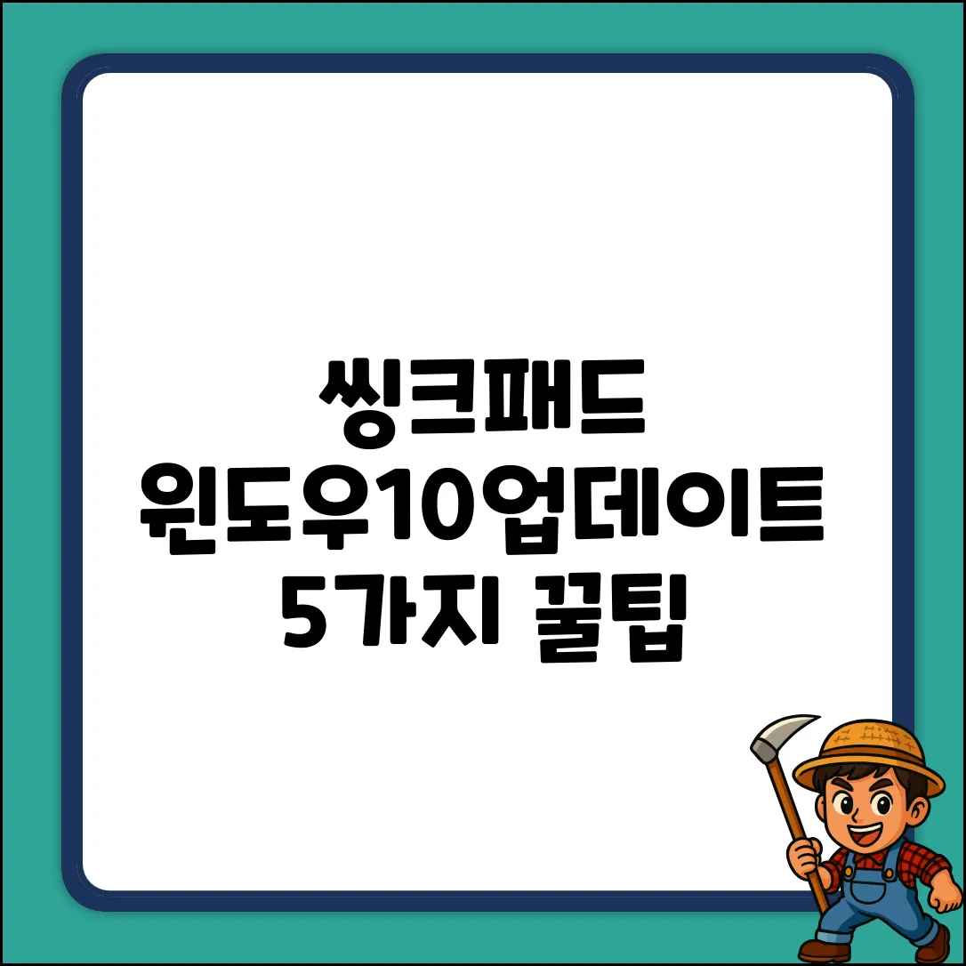씽크패드 Windows10 업데이트, 5가지 꿀팁!