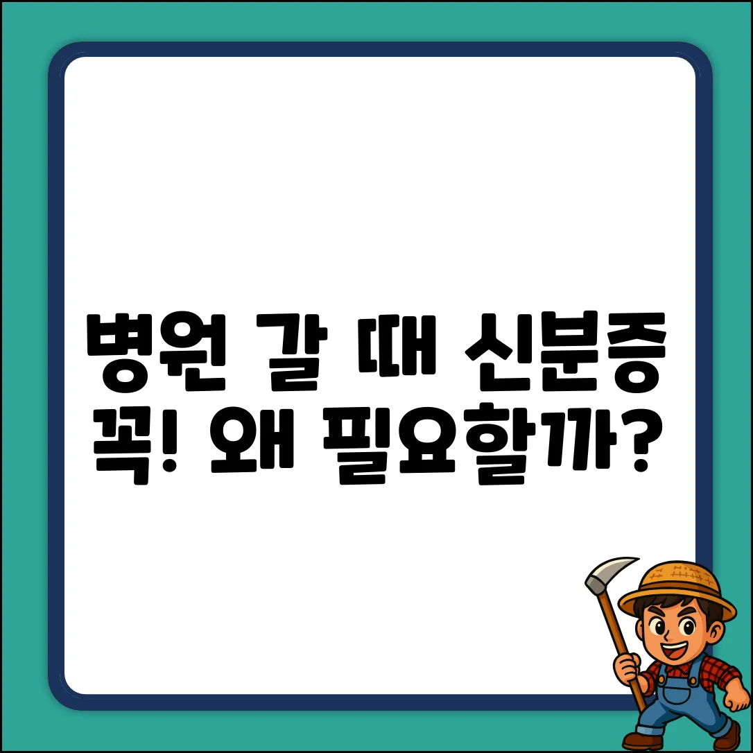 병원 진료 시 신분 확인, 왜? 완벽 가이드