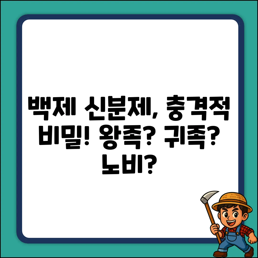 백제 신분제, 그 놀라운 비밀을 파헤치다!