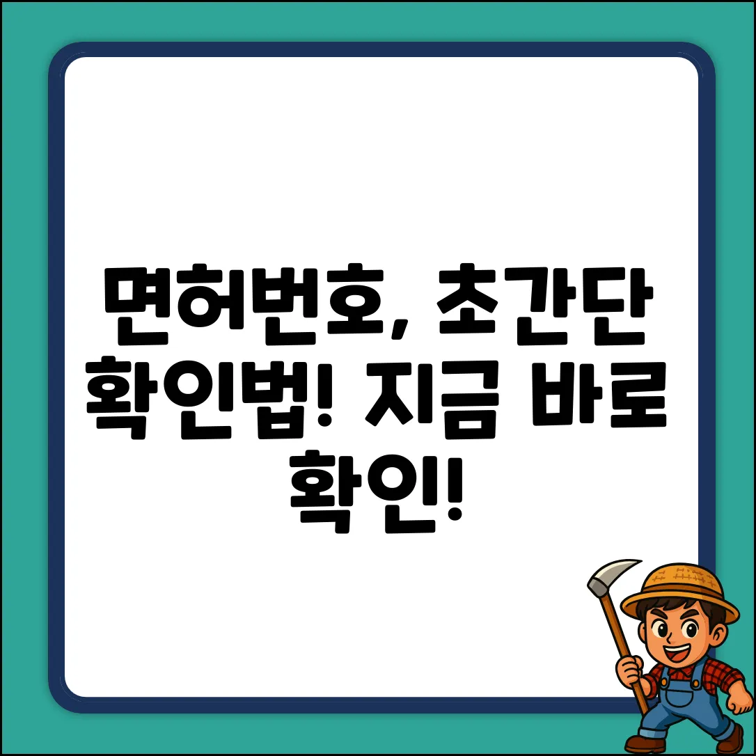 내 운전면허 번호, 발급일자 확인법은?