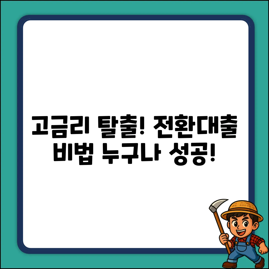 고금리전환대출, 누구나 쉽게 성공하는 비법