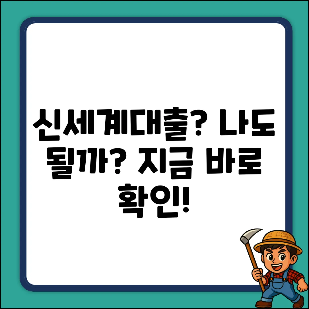 신세계대출, 나에게도 가능할까?