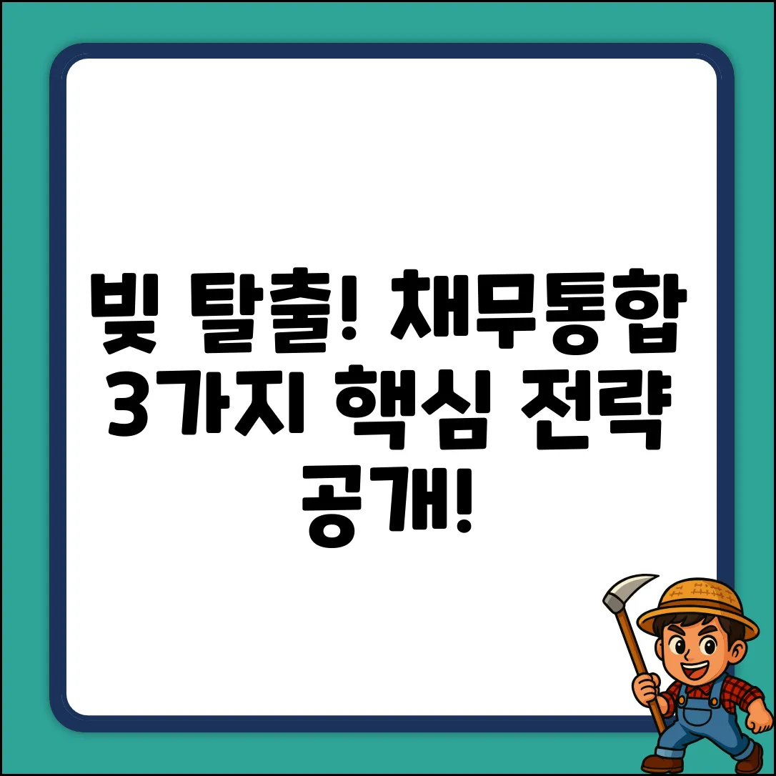 채무통합대출, 3가지 핵심 전략으로 끝!