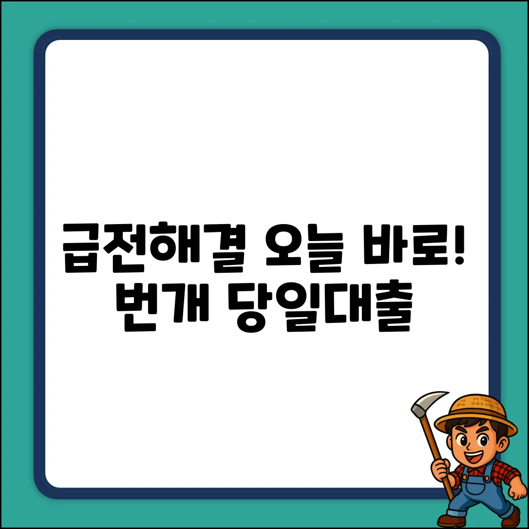 ⚡️번개 당일대출⚡️ : 급전 고민 끝!
